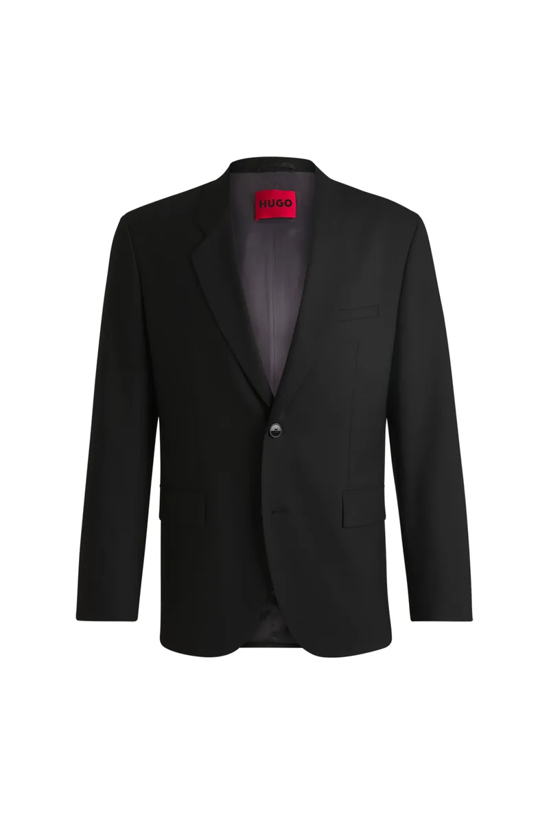 Hugo Boss ανδρικό σακάκι μονόχρωμο - 50530143 Μαύρο