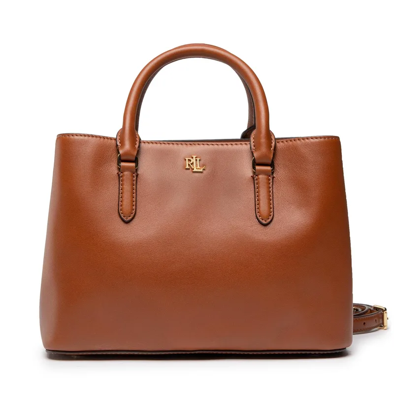 Τσάντα Lauren Ralph Lauren Marcy 26 431876725005 Καφέ