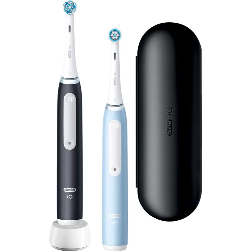 Oral-B iO3 ηλεκτρική οδοντόβουρτσα DUO Black&Blue 2 τμχ