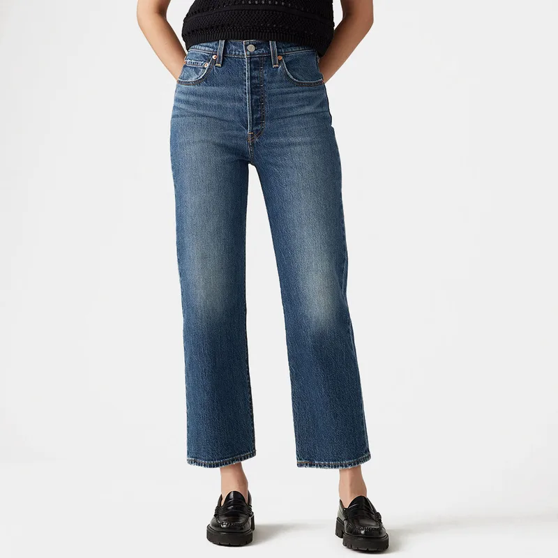 Levi's Ribcage Straight Ankle Γυναικείο Τζιν Παντελόνι (9000194826_79857)