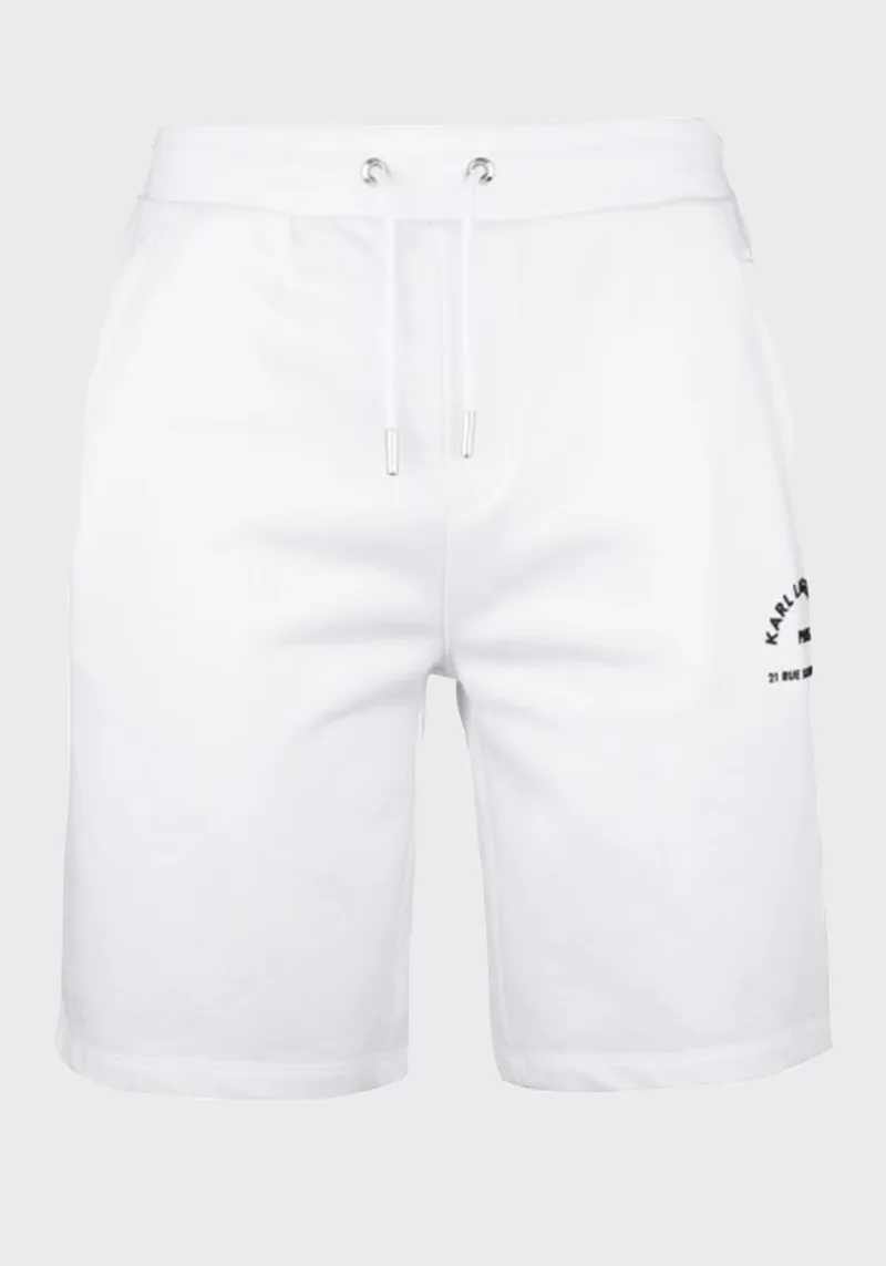 Karl Lagerfeld Sport Βερμούδα της σειράς Sweat Shorts - 705030 521900 10 White