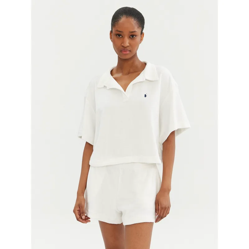 Polo Ralph Lauren Πιτζάμα 21556375 Λευκό Regular Fit