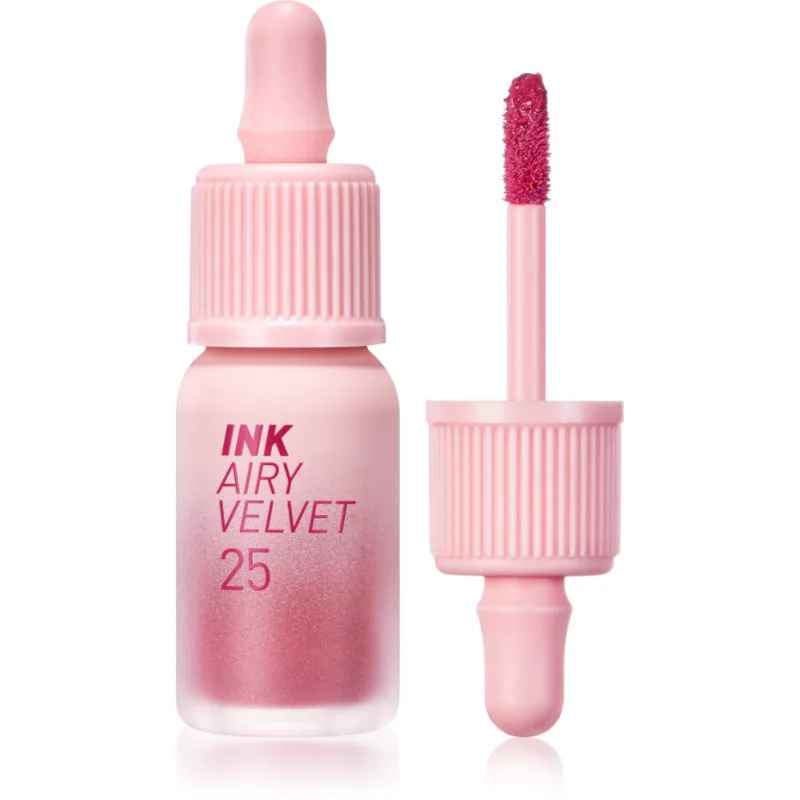 peripera Ink Airy Velvet κρεμώδες κραγιόν με ματ αποτελέσματα απόχρωση 25 Zazzy Peach 4 γρ
