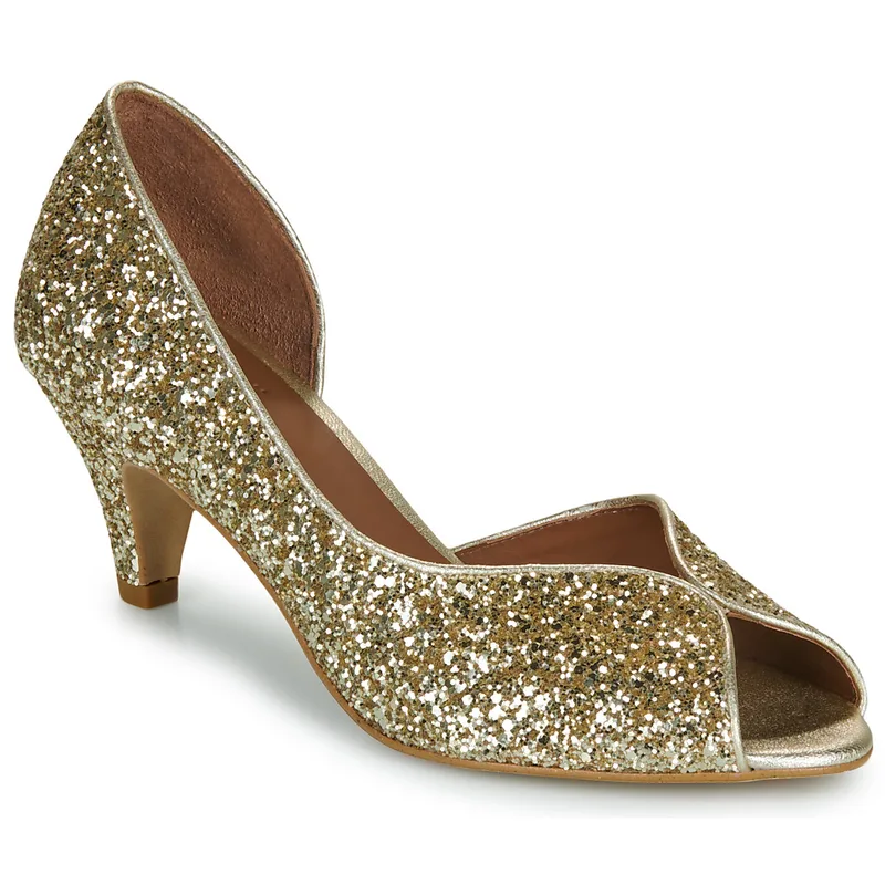 Σανδάλια με τακούνι Otess / Zoï Z1620-GALAXY-CARRARA-GLITTER-CHAMPAGNE