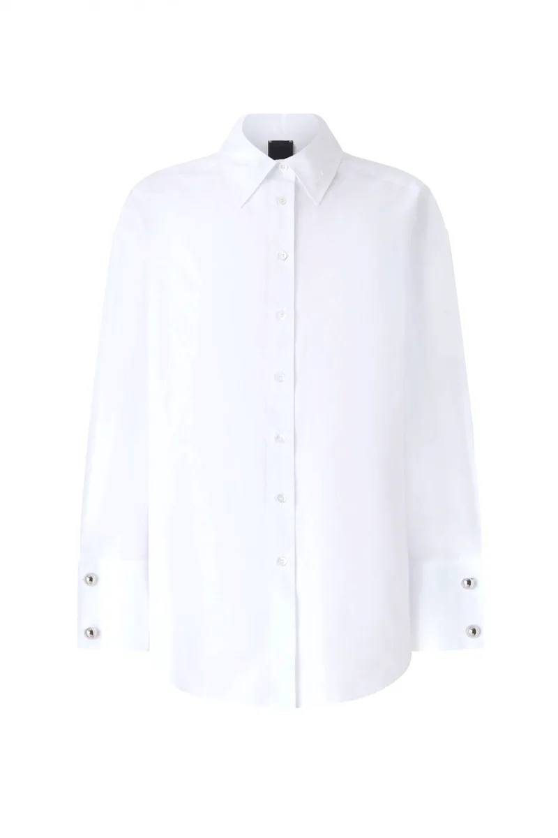 PINKO ΠΟΥΚΑΜΙΣΟ CLEMENTI SHIRT ΛΕΥΚΟ