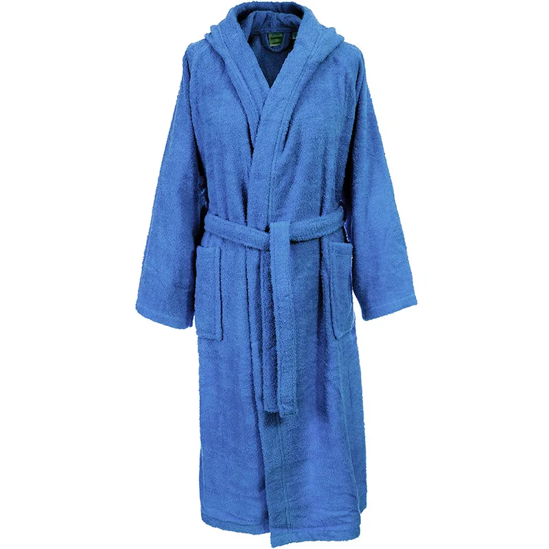 Μπουρνούζι Με Κουκούλα Dimcol Solid 3010 Blue - X-LARGE