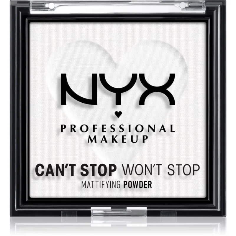 NYX Professional Makeup Can't Stop Won't Stop Mattifying Powder ματ πούδρα απόχρωση 11 Bright Translucent 6 γρ