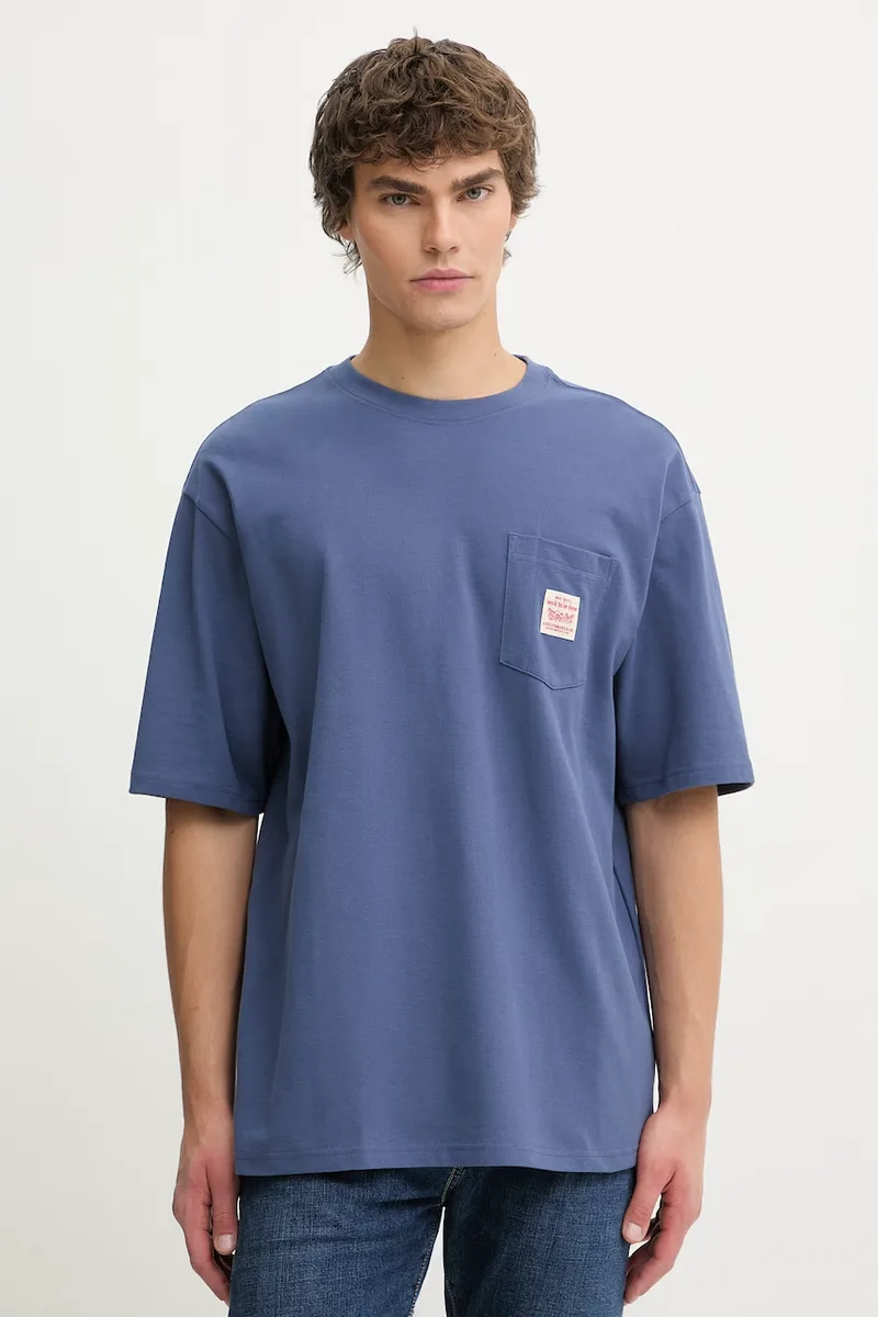 Βαμβακερό μπλουζάκι Levi's SS TEE x WORKWEAR