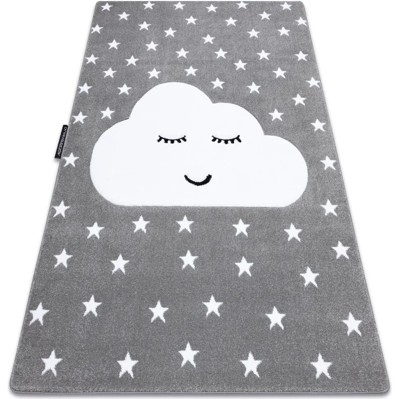 Χαλιά Rugsx Χαλί PETIT CLOUD αστέρια γκρι 160x220 cm