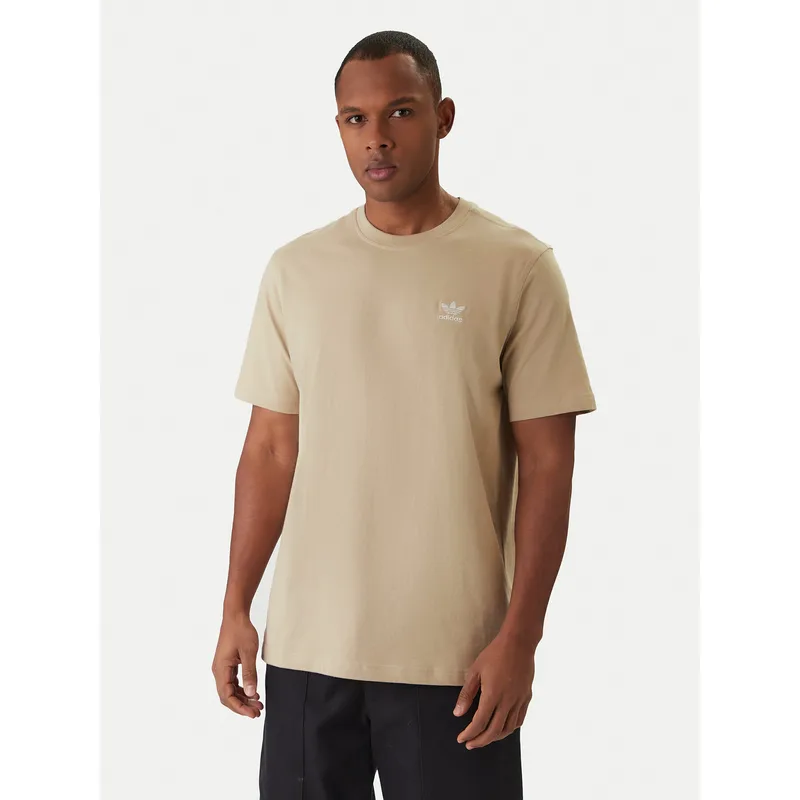 adidas T-Shirt Trefoil Essentials KE1189 Μπεζ Regular Fit