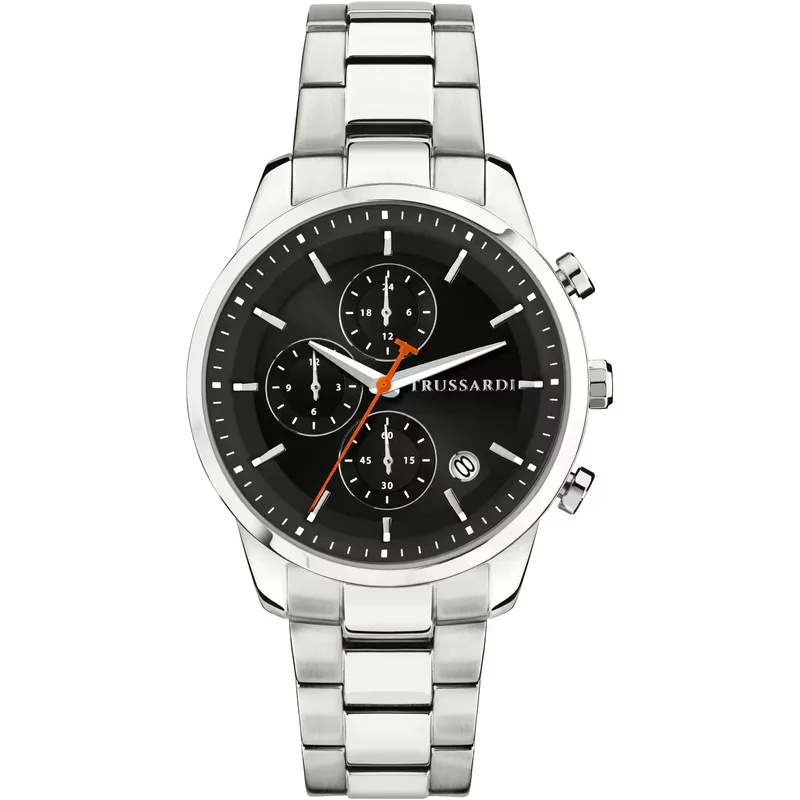 TRUSSARDI T-Bridge - R2453171002, Silver case with Stainless Steel Bracelet