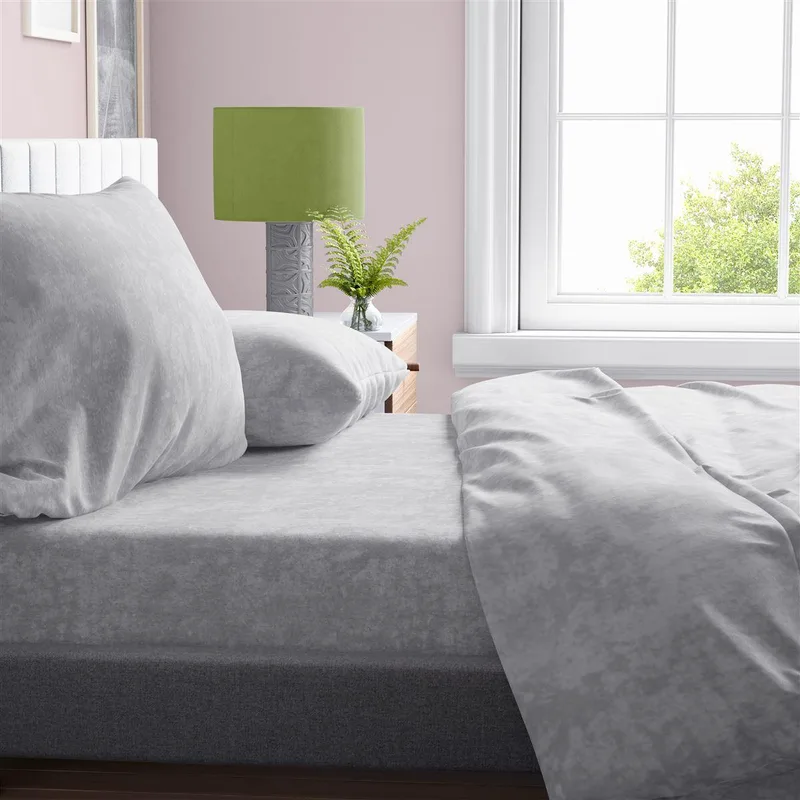 Παπλωματοθήκη Polycotton Μονή 160x240εκ. Shadow 21 Light Grey DimCol (Χρώμα: Γκρι, Ύφασμα: 70% Βαμβάκι-30% Polyester, Μέγεθος: Μονά) - DimCol - 33330823011