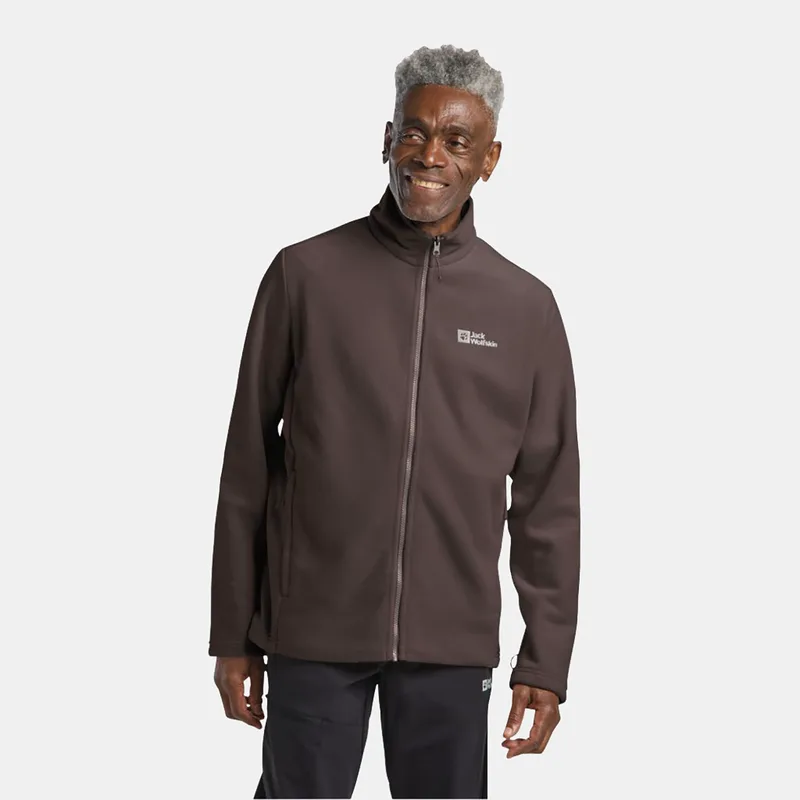 JACK WOLFSKIN WINTERSTEIN FULL-ZIP FLEECE JACKET ΓΚΡΙ