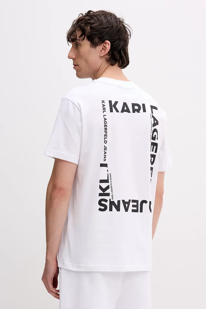 Karl Lagerfeld Jeans T-shirt ανδρικό βαμβακερό