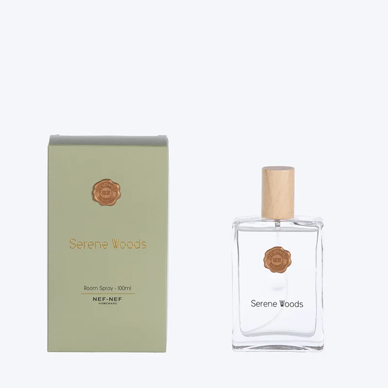 Αρωματικό Σπρευ Χώρου Serene Wood 100Ml Nef-Nef Homeware Green