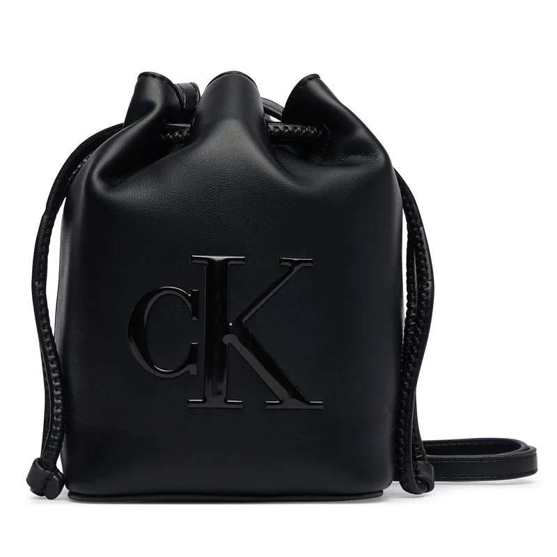 Τσάντα Calvin Klein Bold Ck Mini Bucket Crossbody LV04F3870G Μαύρο