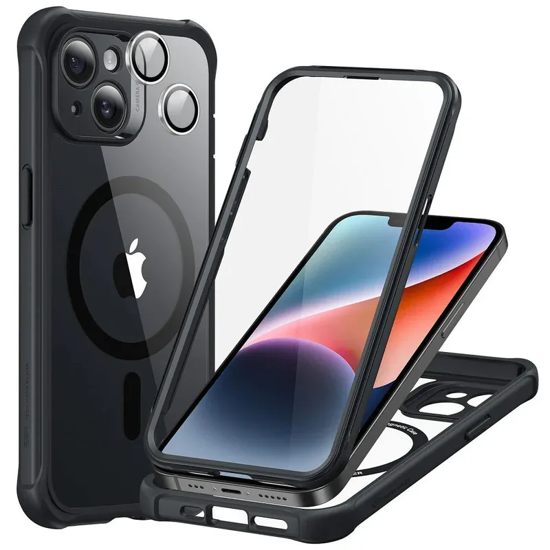 Θήκη ESR Armor Tough HaloLock Magsafe Clear Black iPhone 14