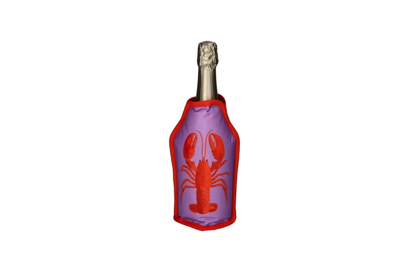 Froid, cooling sleeve, motive: lobster, purple/red