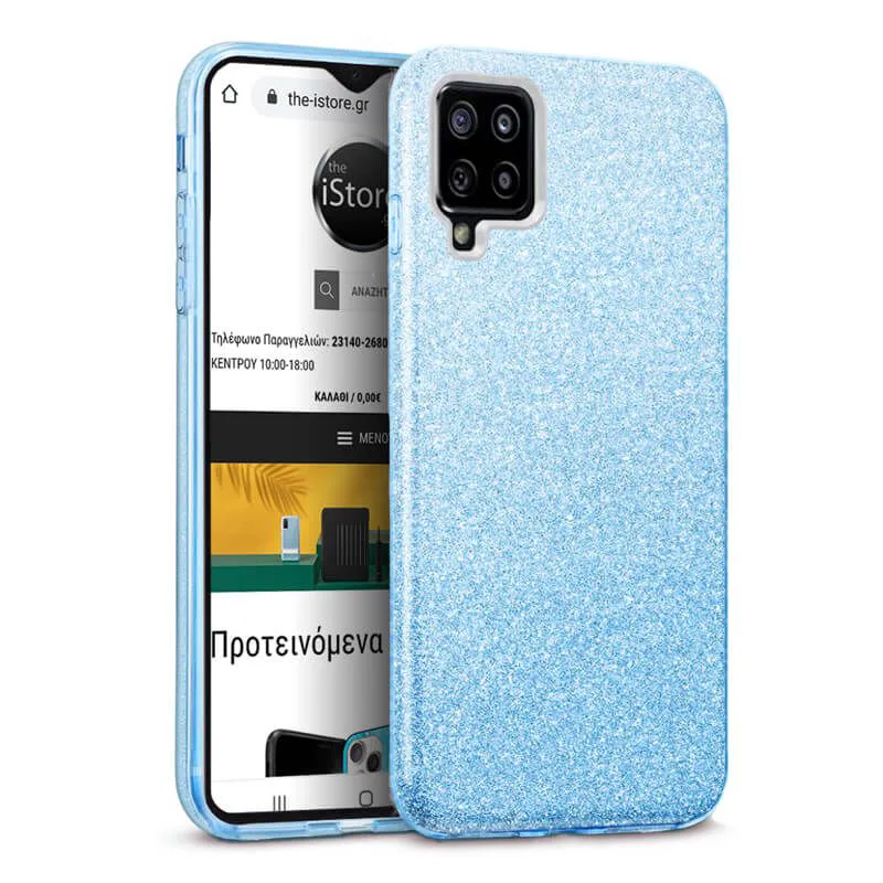 Hybrid Strass Blue Case Samsung Galaxy M32