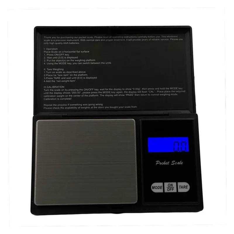 Ηλεκτρονική Ζυγαριά Ακριβείας 0.1gr - 200gr Τσέπης