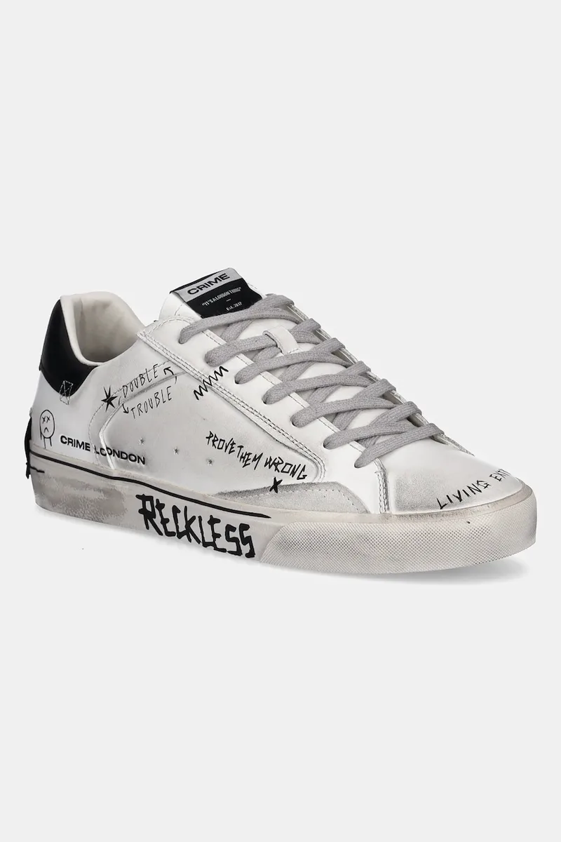 Crime London Δερμάτινα sneakers Crime London DISTRESSED DECONSTRUCTED