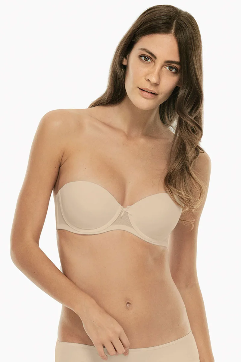 Lovable γυναικείο σουτιέν με διαφάνεια "Celebrity Secret" cup D - LOV-14129D Nude