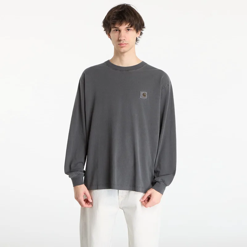 T-shirt Carhartt WIP L/S Nelson T-Shirt UNISEX Black L