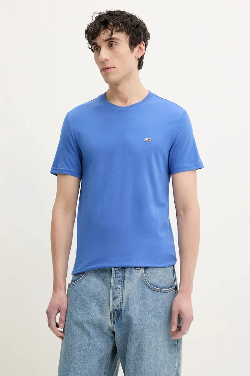 Tommy Jeans basic t-shirt ανδρικό βαμβακερό 2-pack