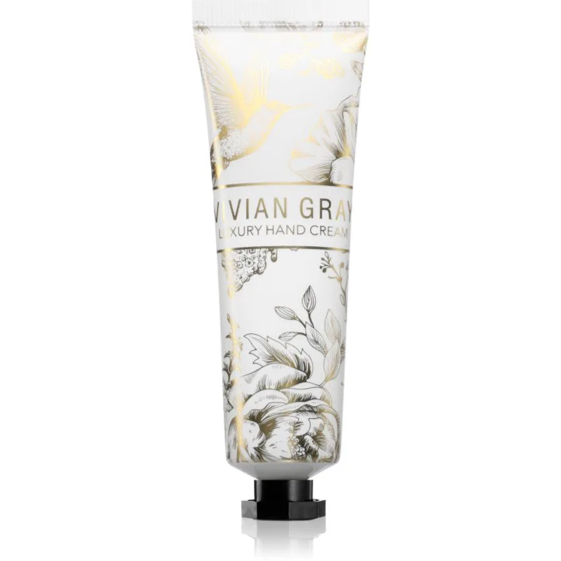 Vivian Gray Velvet Romance περιποιητική κρέμα για τα χέρια αρώματα Lemon & Green Tea 30 ml