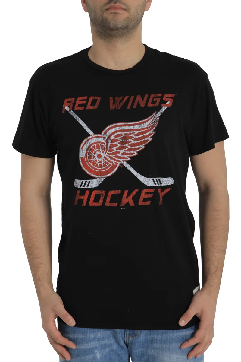 Μπλούζα Κοντομάνικη Retro Brand Red Wings Hockey RB100DRW-100 WASHED CREW Ανδρικό