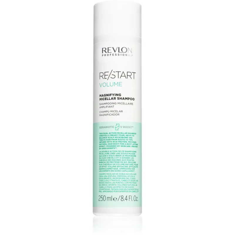 Revlon Professional Re/Start Volume μικυλλιακό σαμπουάν για όγκο για λεπτά και άτονα μαλλιά 250 ml