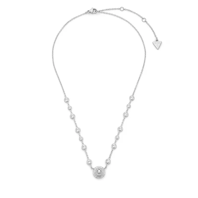 Κολιέ Guess JUBN06 283JW Ασημί