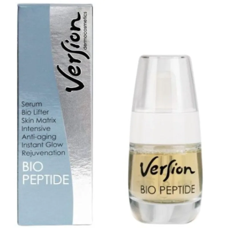 Version Anti-Aging Bio Peptide Serum Αντιρυτιδικός Ορός Εντατικής Αναδόμησης για Lifting & Λάμψη Προσώπου, Ματιών & Λαιμού 30ml