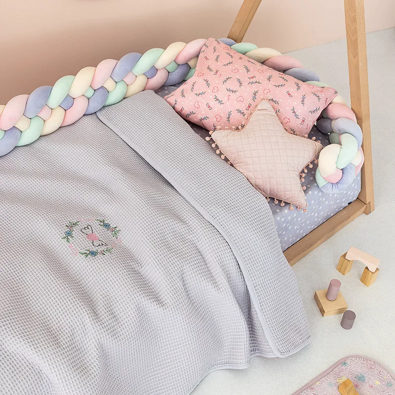 Κουβέρτα Πικέ Κούνιας 100X150 Palamaiki Candy Lilac (100x150)