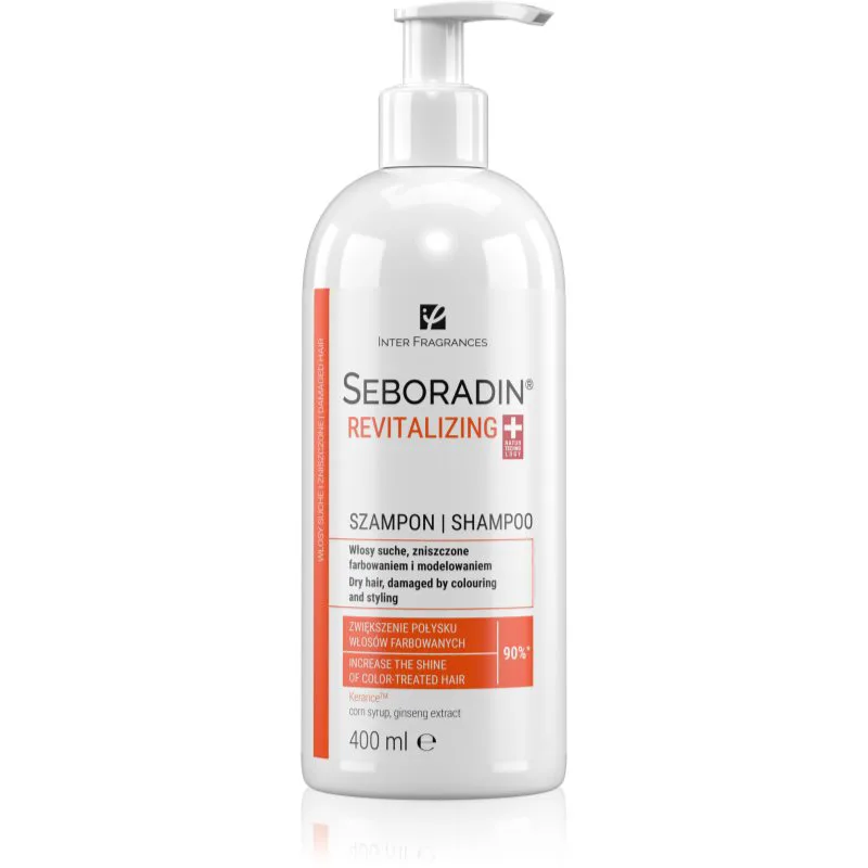 Seboradin Revitalizing αναζωογονητικό σαμπουάν για ξηρά και κατεστραμμένα μαλλιά 400 ml