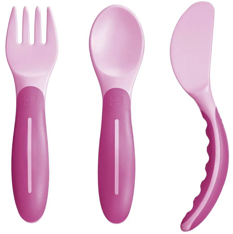 ΣΕΤ MAM BABY`S CUTLERY ΡΟΖ