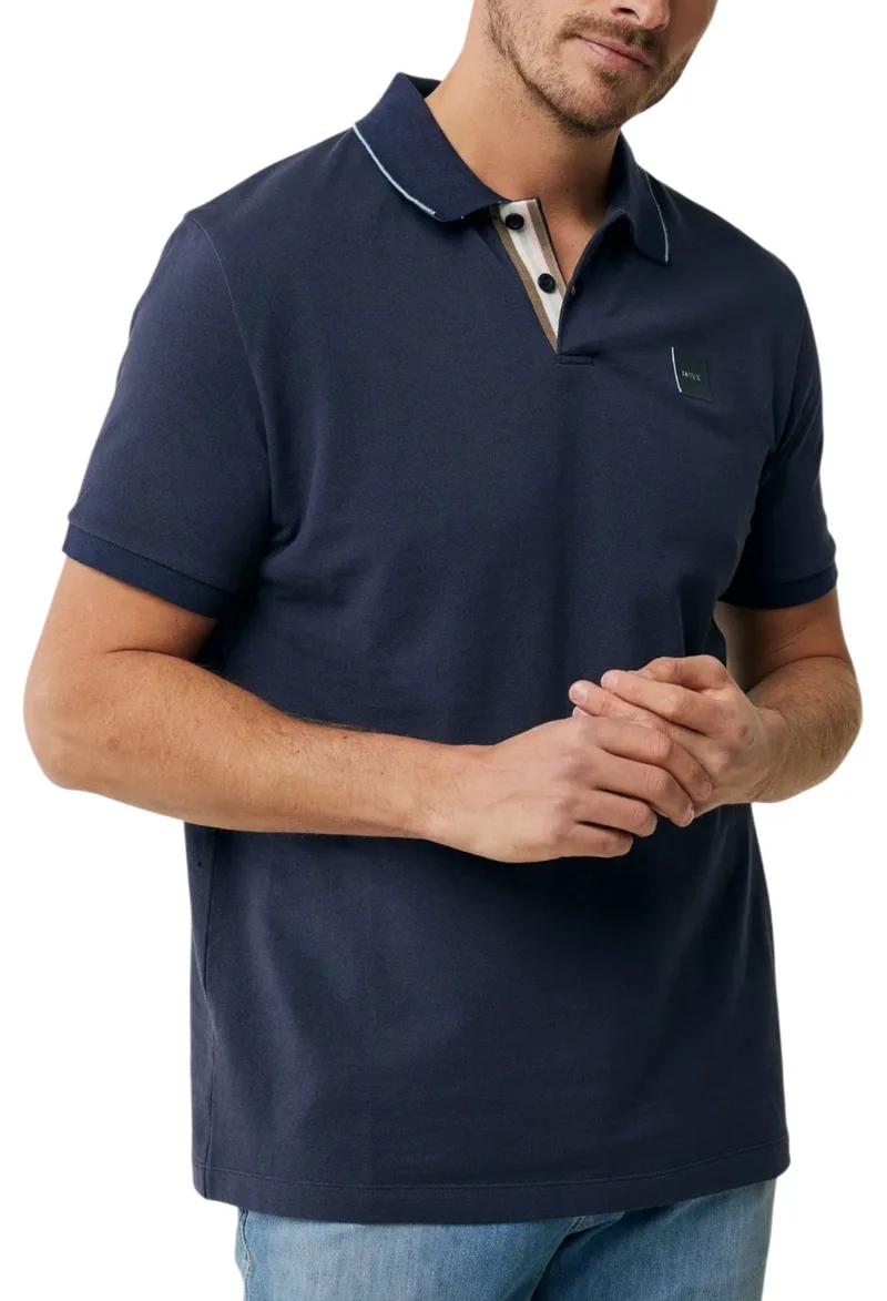 Μπλούζα Polo Mexx Tipping Polo MF007101851M-Navy Blue Ανδρικό