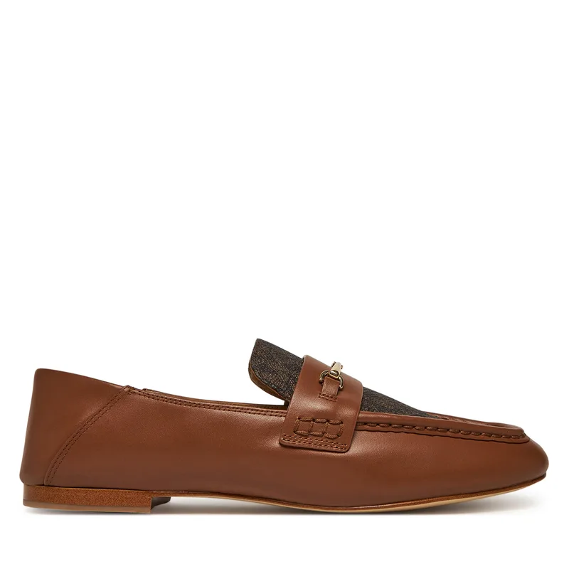 Μοκασίνια MICHAEL Michael Kors Lena Loafer 40S5LEFP2B Καφέ