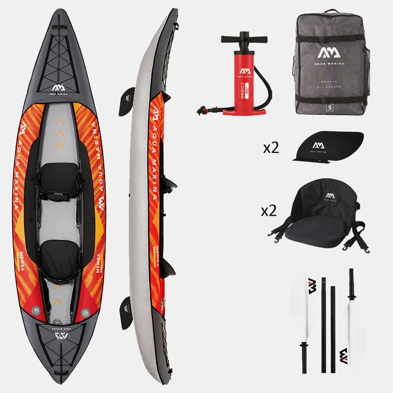 Aqua Marina Memba Touring Kayak Series Φουσκωτό Καγιάκ 2 Ατόμων 12'10'' 390 x 90 cm (9000108803_38150)