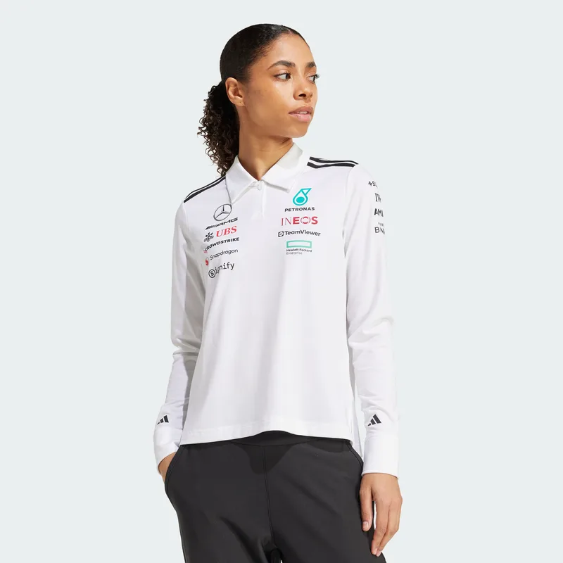 adidas Mercedes - Amg Petronas Formula One Team Γυναικείο Polo με Μακρύ Μανίκι (9000228033_41996)