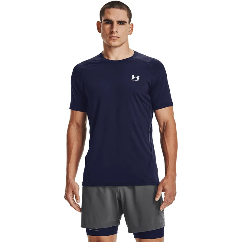 T-shirt Under Armour Hg Armour Fitted Ss Midnight Navy M