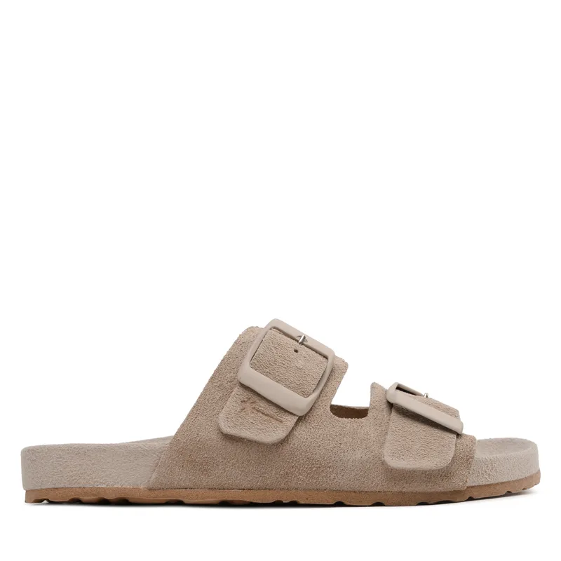 Παντόφλες Manebi Suede Traveler Nordic Sandals W 1.9 RT Καφέ