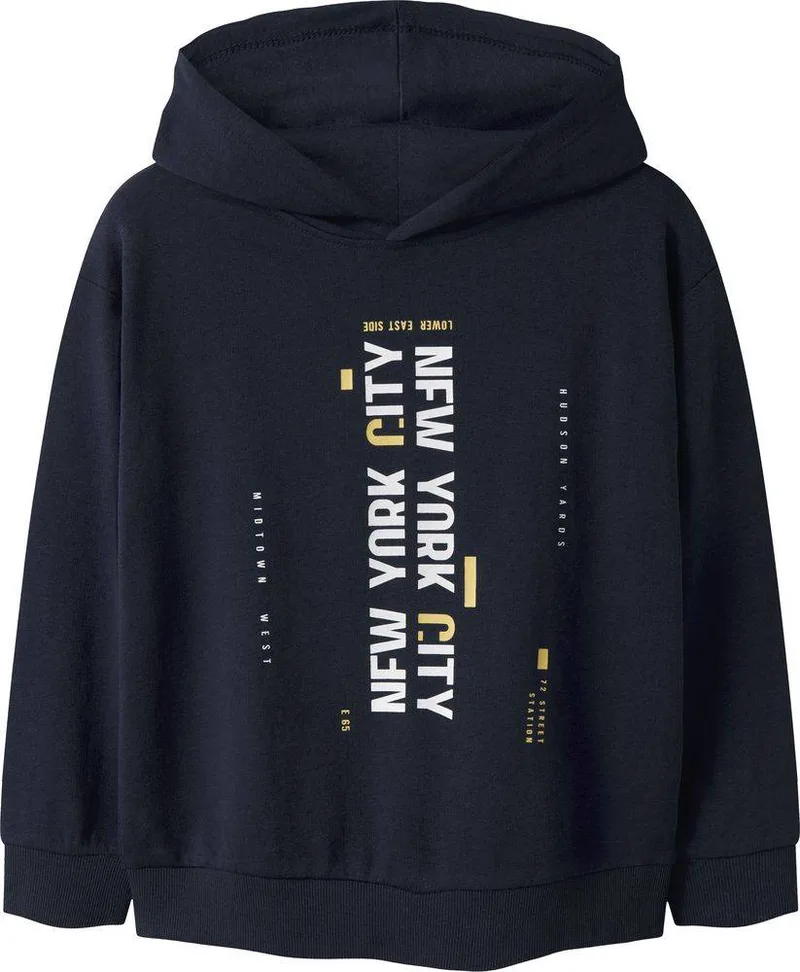 HOODIE NAME IT NKMVELTEN RLX 13246363 ΣΚΟΥΡΟ ΜΠΛΕ (146-152CM)-(11-12 ΕΤΩΝ)