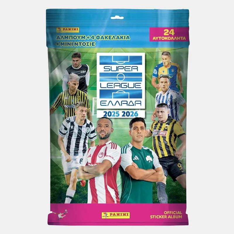 Panini Superleague 2026 Starter Pack Αυτοκόλλητα (9000267223_1523)