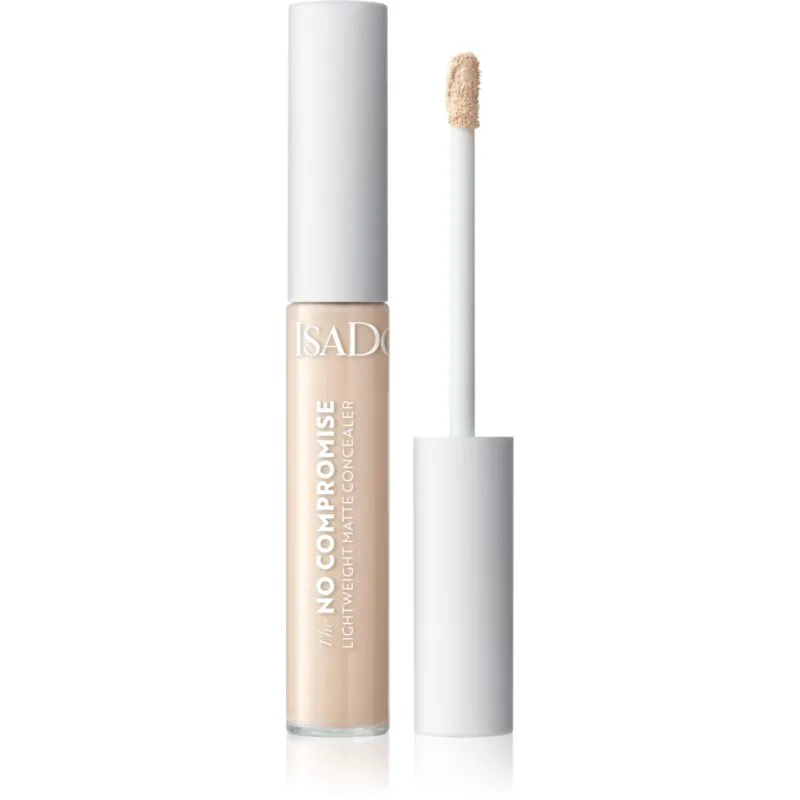 IsaDora No Compromise Lightweight Matte Concealer κρεμμώδης καλυπτικός διορθωτής απόχρωση 1NW 10 ml