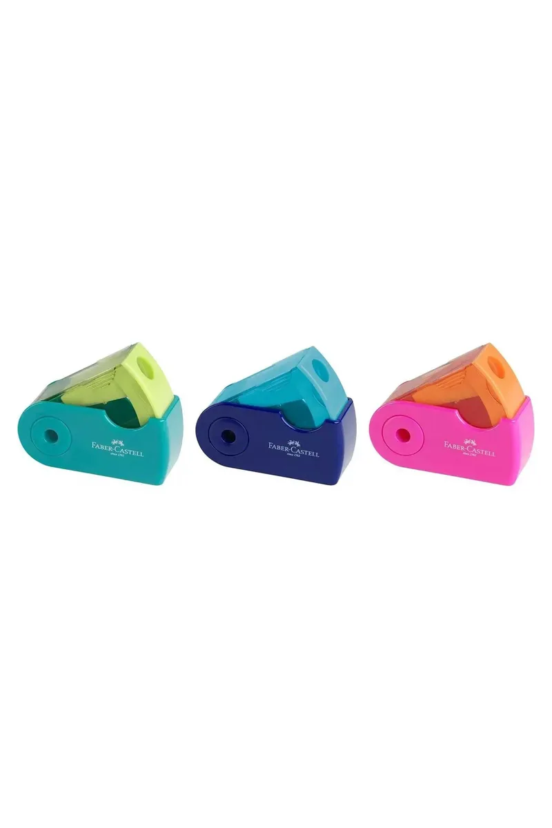 Faber-Castell Ξύστρα Sleeve Mini με δοχείο - 077182714