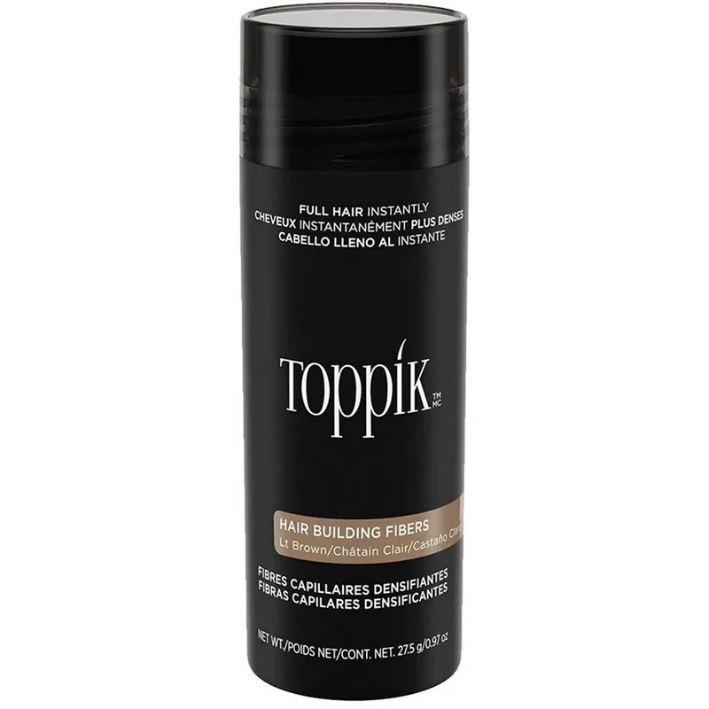 Toppik Hair Building Fibers Ίνες Κάλυψης Αραίωσης Μαλλιών με Κερατίνη 27.5g - Light Brown