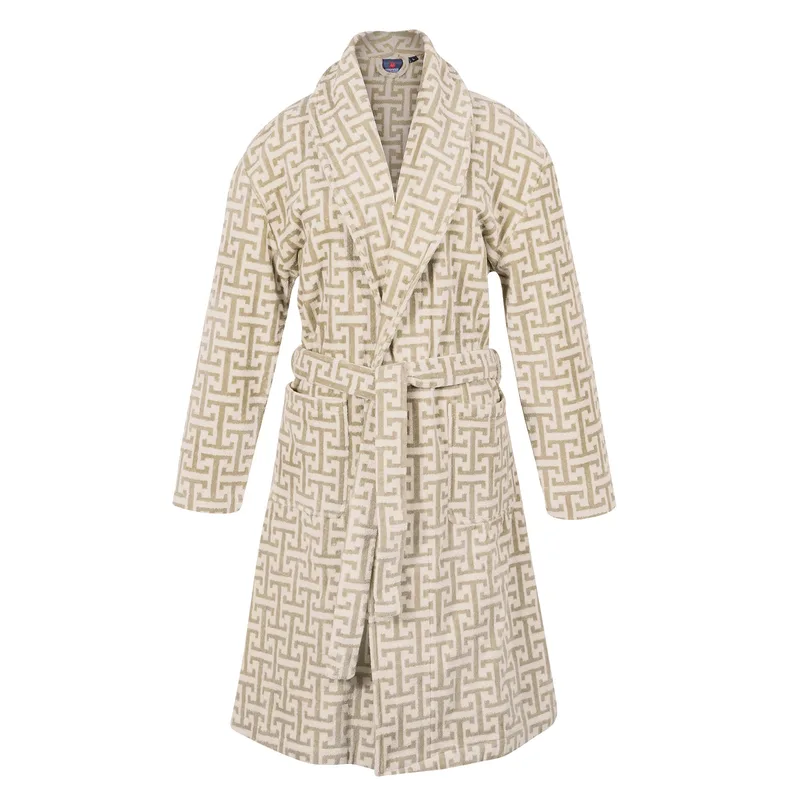 Greenwich polo club μπουρνουζι medium 3093 ecru, taupe