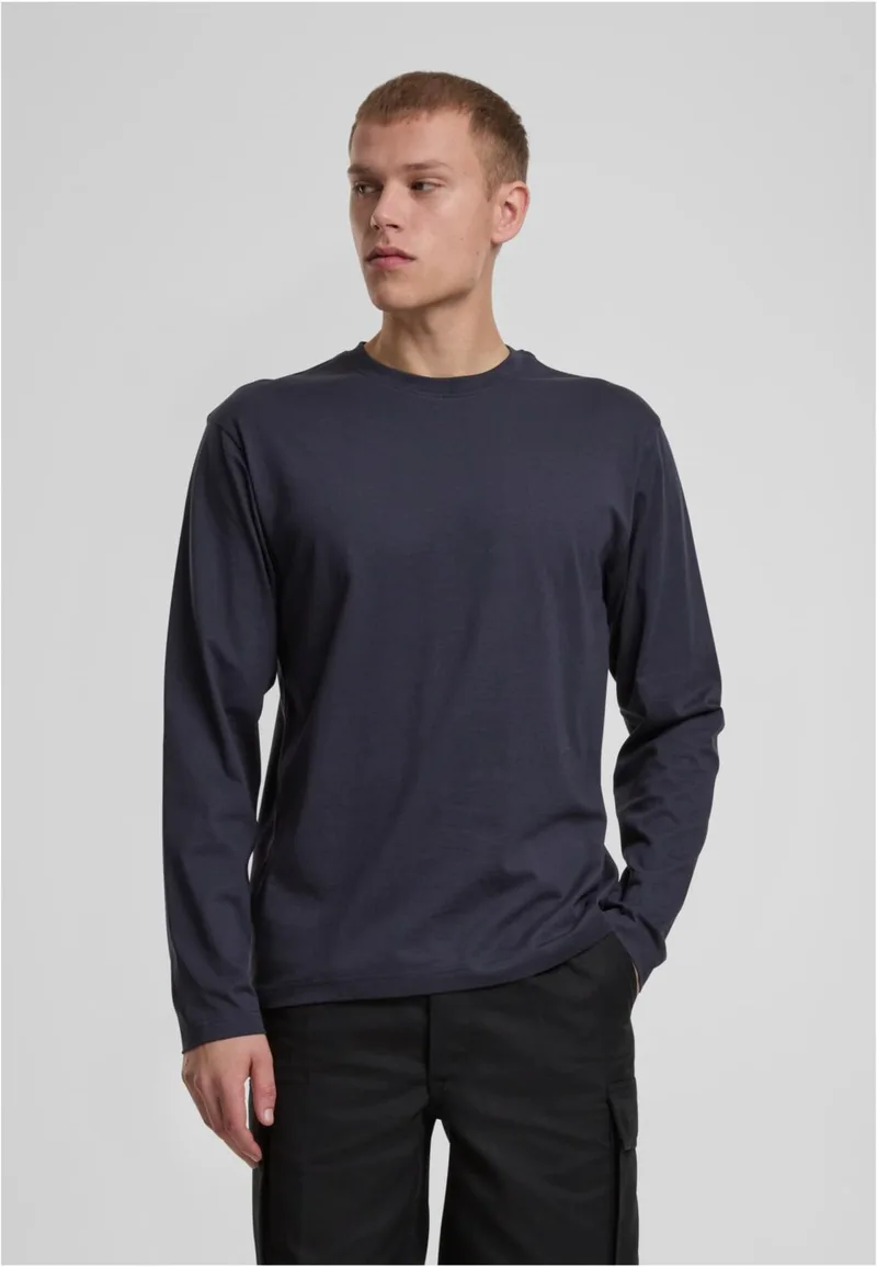 Premium long sleeve shirt Brandit BD4205-00155 navy