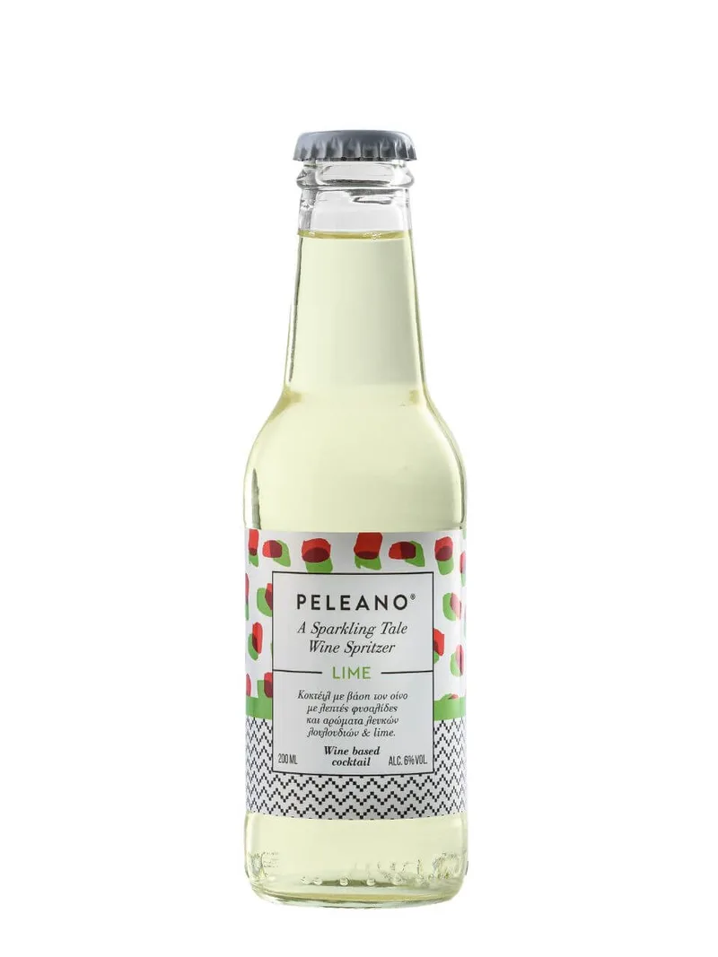 Αφρώδης Λευκός οίνος με μοσχολέμονο "Peleano" 200ml>